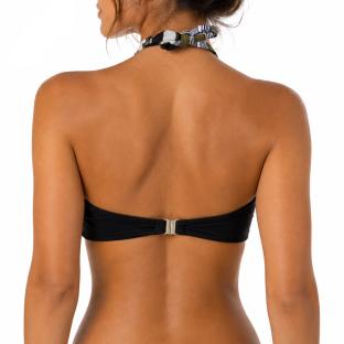 Top de bikini negro para mujer Garin de Sable Kloe ver 0