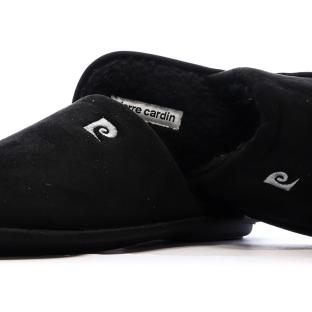 Slippers Black Man Pierre Cardin Bouclettes Photo of the Espace des Marques %store% store - view of %key%