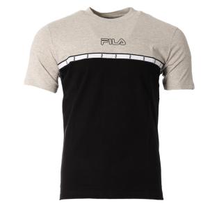 T-shirt Noir/Gris Homme Fila Tape vue 0