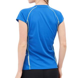 T-Shirt Bleu Femme Mizuno Wos vue 0