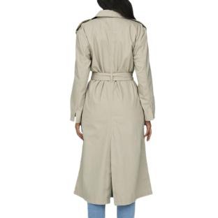 Beigefarbener Mantel Frau Only Manila Washed Ansicht 0
