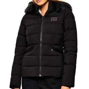 Tommy Hilfiger Women’s Black Hooded Puffer Jacket Photo of the Espace des Marques %store% store - view of %key%