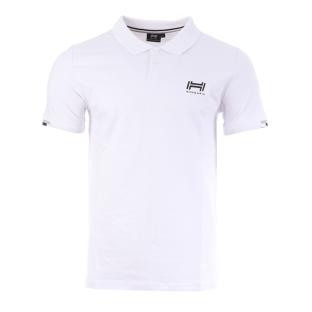 Polo Blanc Homme Hungaria Jeki vue 0