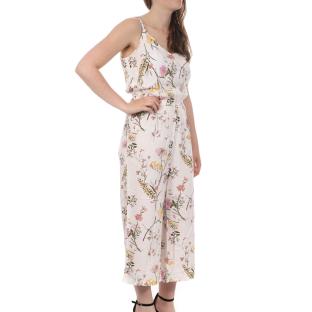 Combinaison Blanc/Fleurs Femme Vero Moda 7/8 vue 0