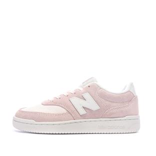 Baskets Rose/Blanche Femme New Balance Bb80 vue 0
