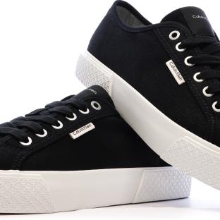 Calvin Klein Jeans Vulc Lace-up Black Women’s Trainers Photo of the Espace des Marques %store% store - view of %key%