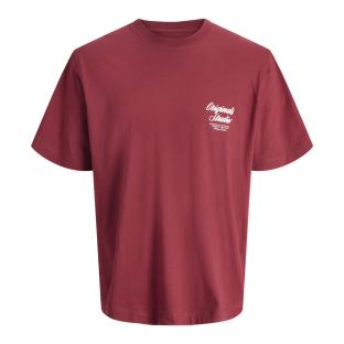 Rotes Herren-T-Shirt von Jack & Jones, Modell „Norrebro“ Ansicht 0