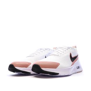 Baskets Blanches/Roses Femme Nike Air Max Nuaxis vue 0