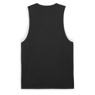 Camiseta de baloncesto Puma Core negra, hombre ver 0