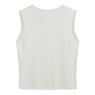 Débardeur Blanc Femme Teddy Smith Millie vue 0