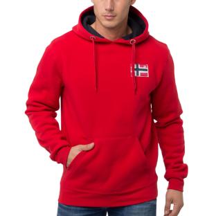 Camiseta de chándal Geographical Norway Red Fondant para hombre ver 0