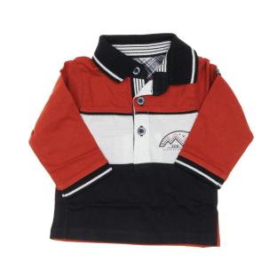 Polo Manches Longues Terracotta Garçon EOM Etrio vue 0