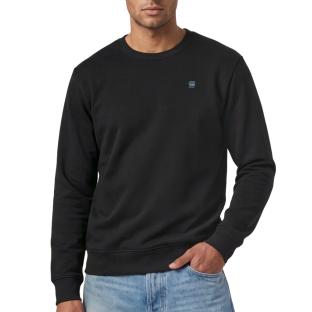 Sweat Noir Homme G-Star RAW Core vue 0