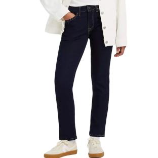 Jean 712 Slim Bleu Brut Femme Levi's Welt Pocket vue 0