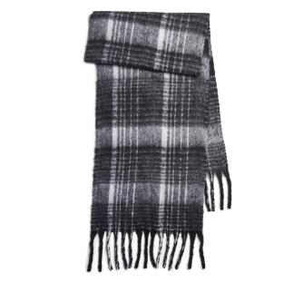 Echarpe Noir/Gris Femme Pieces Natrisse vue 0