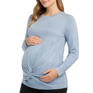 T-Shirt Blau Frau Mamalicious Macy Ansicht 0