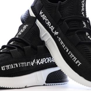 Baskets Noir/Blanc Homme Kaporal Dofino vue 0