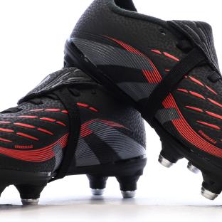 Chaussures de Foot Noires Junior Adidas Predator League FT SG vue 0