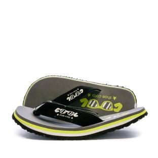 Tongs Grise et Verte Garçon Cool Shoe OS BOY vue 0