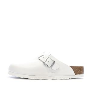 Sabots Blanc Mixte Birkenstock Boston vue 0