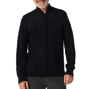 Cardigan Black Men's TBS AXELEGIL Photo of the Espace des Marques %store% store - view of %key%