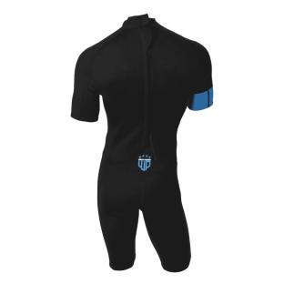 Surf-Neoprenanzug Schwarz/Blau Unisex Wave Power Shorty Ansicht 0