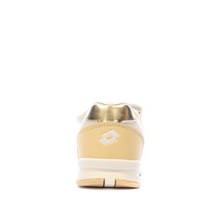 Baskets Beige/Jaune Fille Lotto Verone vue 0