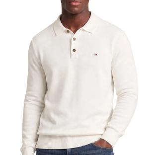 Polo Beige Homme Tommy Hilfige Slim Essential vue 0