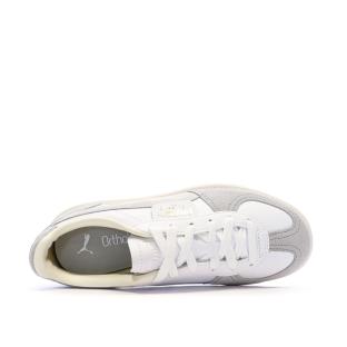 Puma Palermo Vintage-Style White/Grey Girls’ Trainers Photo of the Espace des Marques %store% store - view of %key%