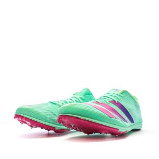 Chaussures d'Athlétisme Vertes Homme Adidas Distancestar vue 0