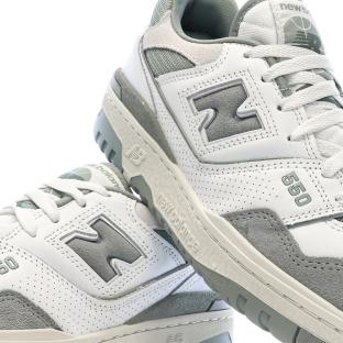 Baskets Blanches/Grises Femme New Balance Bb550 vue 0