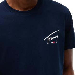 Tommy Hilfiger Signature C Men’s Navy T-shirt Photo of the Espace des Marques %store% store - view of %key%