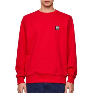 Sweat Rouge Homme Diesel S-Girk vue 0
