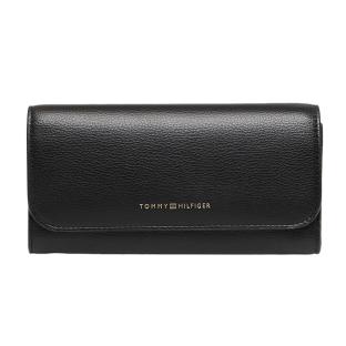 Portefeuille Noir Femme Tommy Hilfiger Flag vue 0