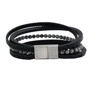 Bracelet Noir Geographical Norway 315124 vue 0