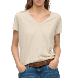 T-Shirt Beige Femme Superdry Studioss vue 0