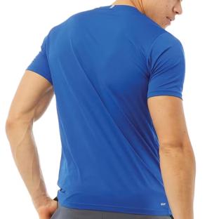 T-Shirt Bleu Homme New Balance MT51801 vue 0