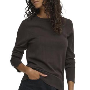 Pull Marron Femme JDY Button vue 0