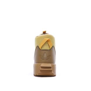 Baskets Camel/Jaune Femme Adidas Superstar Winter vue 0