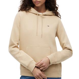 Sweat à Capuche Beige Moyen Femme Tommy Hilfiger Flag vue 0