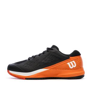 Baskets Noires/Oranges Homme Wilson Rush Pro vue 0
