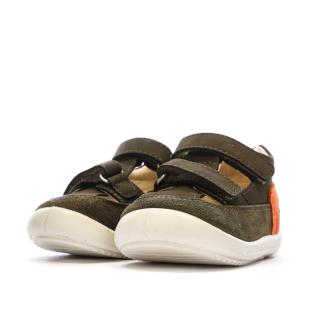 Sandales Kaki Garçon Kickers Salome vue 0