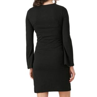Robe de Grossesse Noir Femme Vero Moda Maternity Flared vue 0