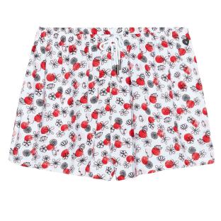 Short Blanc à fleurs Fille Teddy Smith Soya vue 0