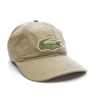 Casquette Beige Mixte Lacoste Twill Big Croch vue 0