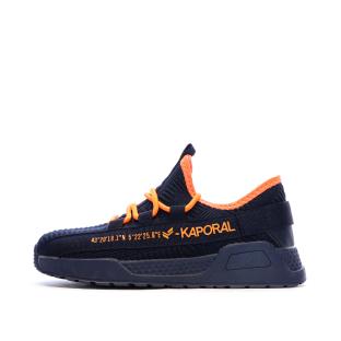 Baskets Marine/Orange Garçon Kaporal Dofini vue 0