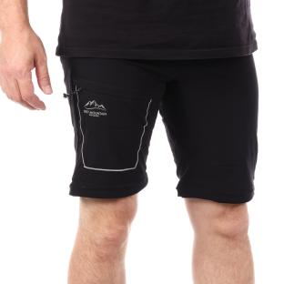 Pantalones de lona negra para hombre Best Mountain 402 ver 0