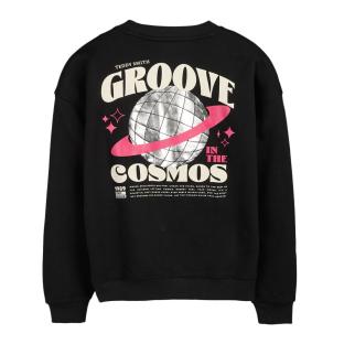 Sweatshirt Schwarz Mädchen Teddy Smith Flow Ansicht 0