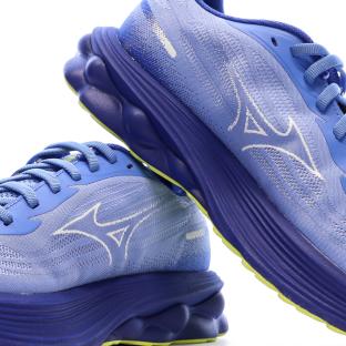 Chaussures de Running Bleues Femme Mizuno Wave Skyrise 7 vue 0