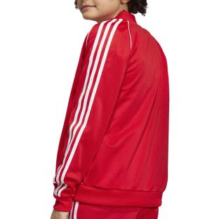 Veste Rouge Garçon Adidas Track Top vue 0